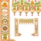 3 Pcs Indian Fabric Door Toran 39 Inch Peacock Shubh Labh Bhandarwal Hanging Valance Traditional Wall Decorative for Window Home Temple Decor Wedding Diwali Navratri Puja Housewarming Decor